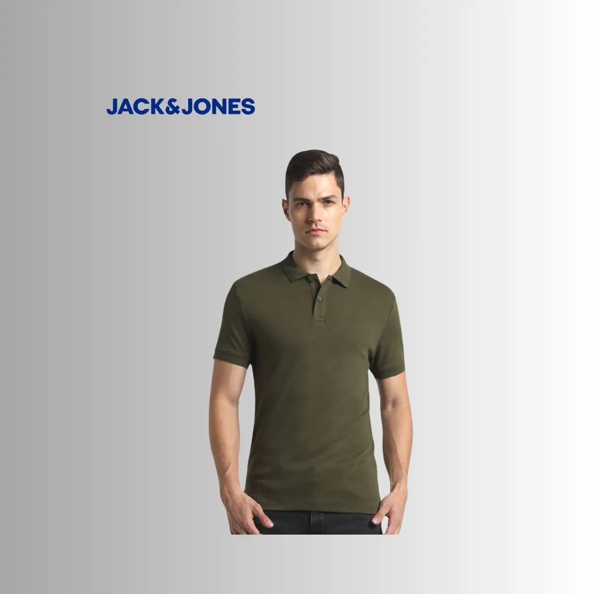 Jack & Jones Men's Interlock Cotton Polo Shirt