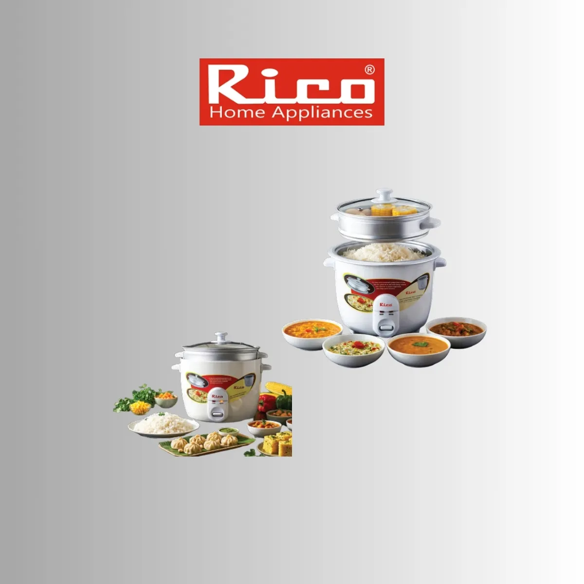 Rico RC907 Electric Rice Cooker (1.8L, 650W)