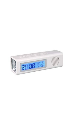 CLOCK WITH FM AND TORCH WITH POWER OPTION