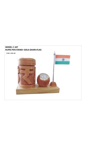 rupee pen stand gola ghar flag