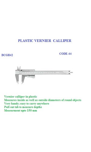 PLASTIC VERNIER CALLIPER